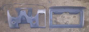 Dash pieces after cleaning