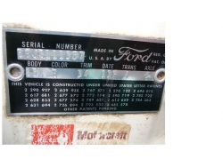 1959 Ford Galaxie 500 2 door HT 352 V8 Auto