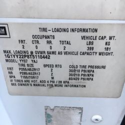 1996 Chevrolet  Corvette   350 V8 auto